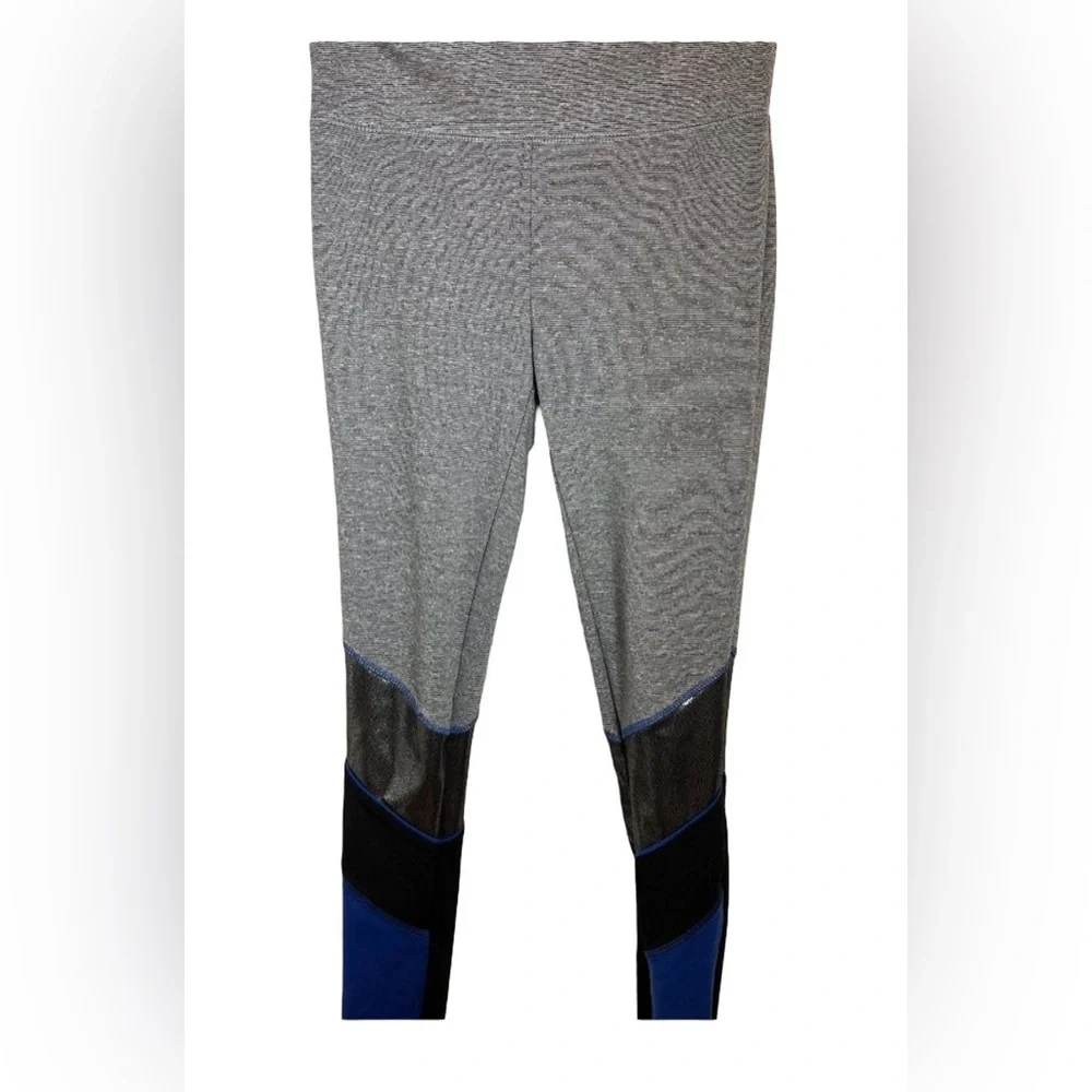 Stylish Justice black and blue leggings 14/16